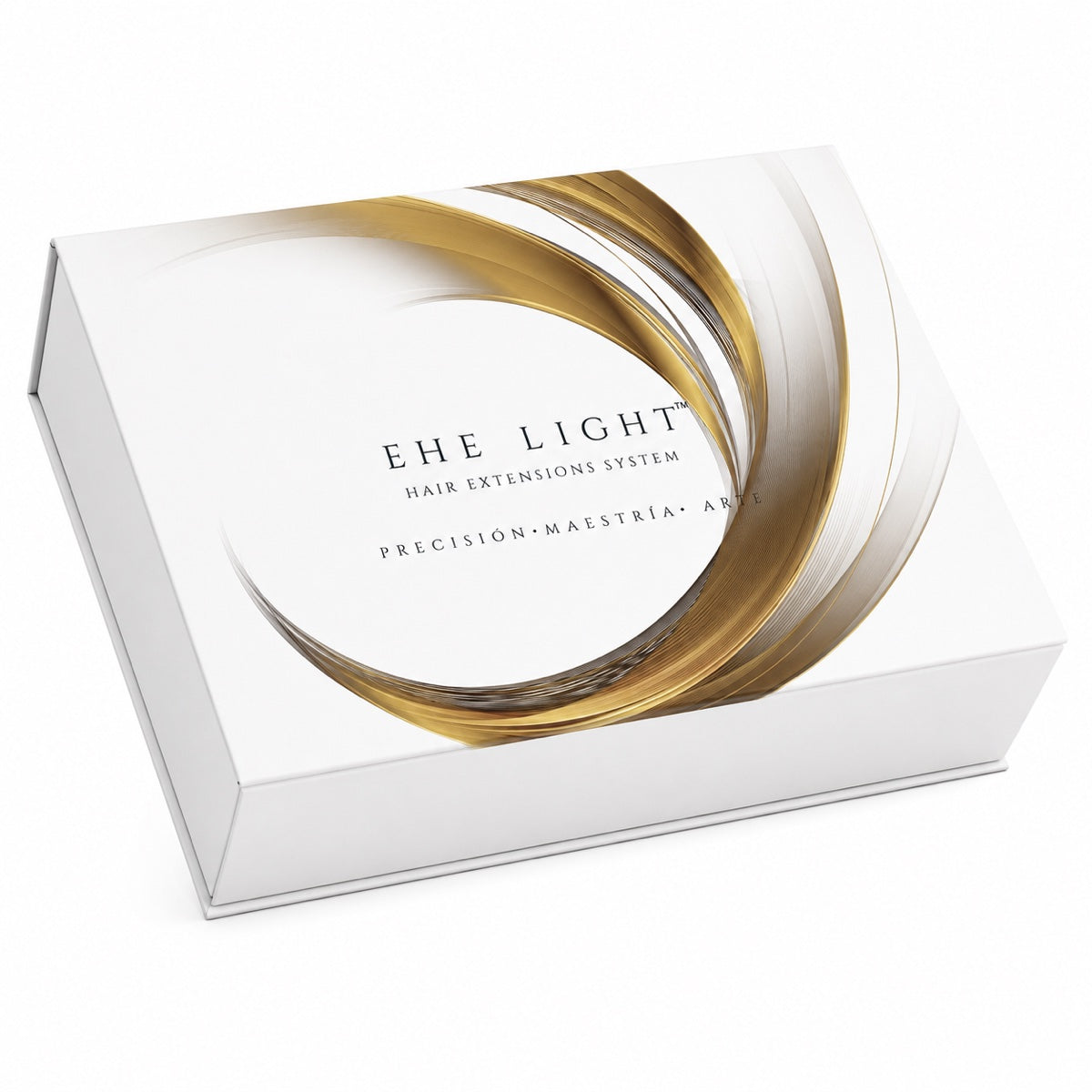 EHE LIGHT™ UV hair extension professional kit in its presentation box